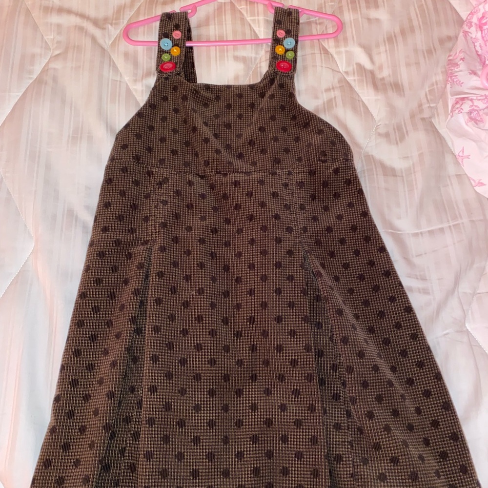 Girls Gymboree brown dress size 7